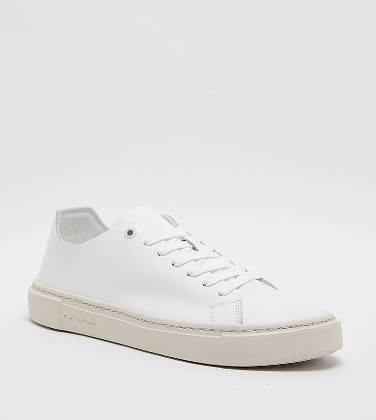Unlined Lace-Up Sneakers