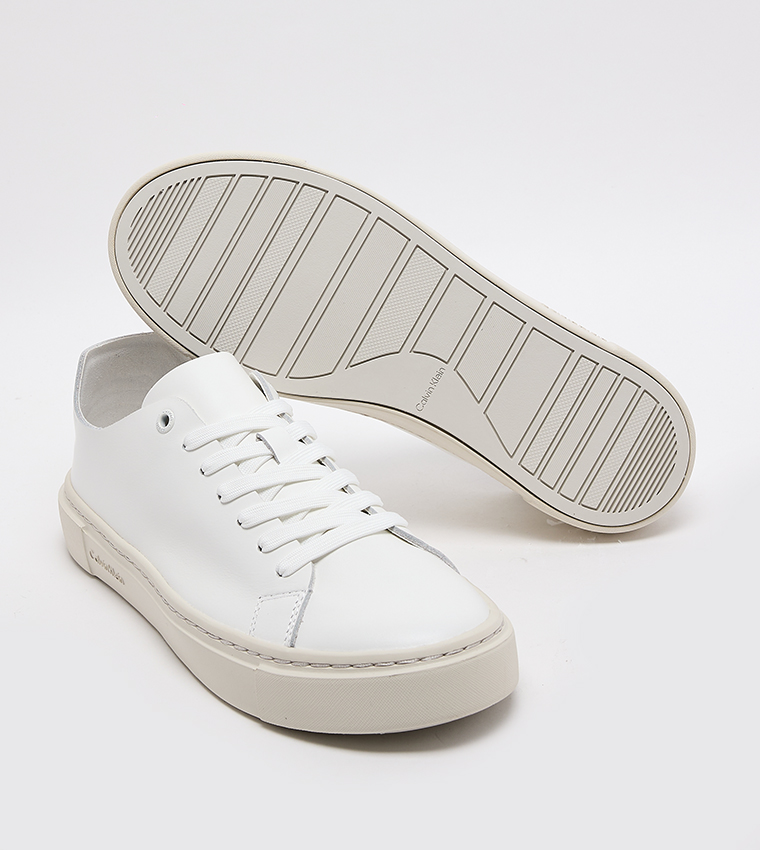 Unlined Lace-Up Sneakers