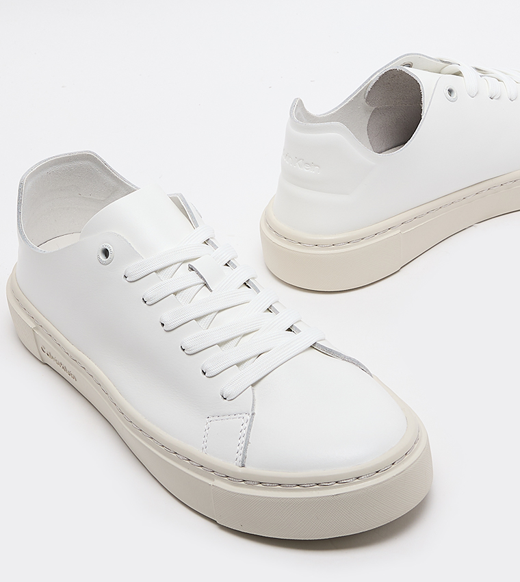 Unlined Lace-Up Sneakers