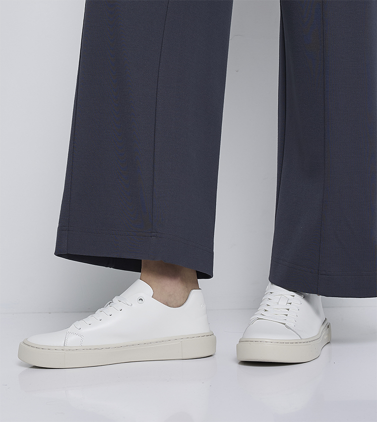 Unlined Lace-Up Sneakers