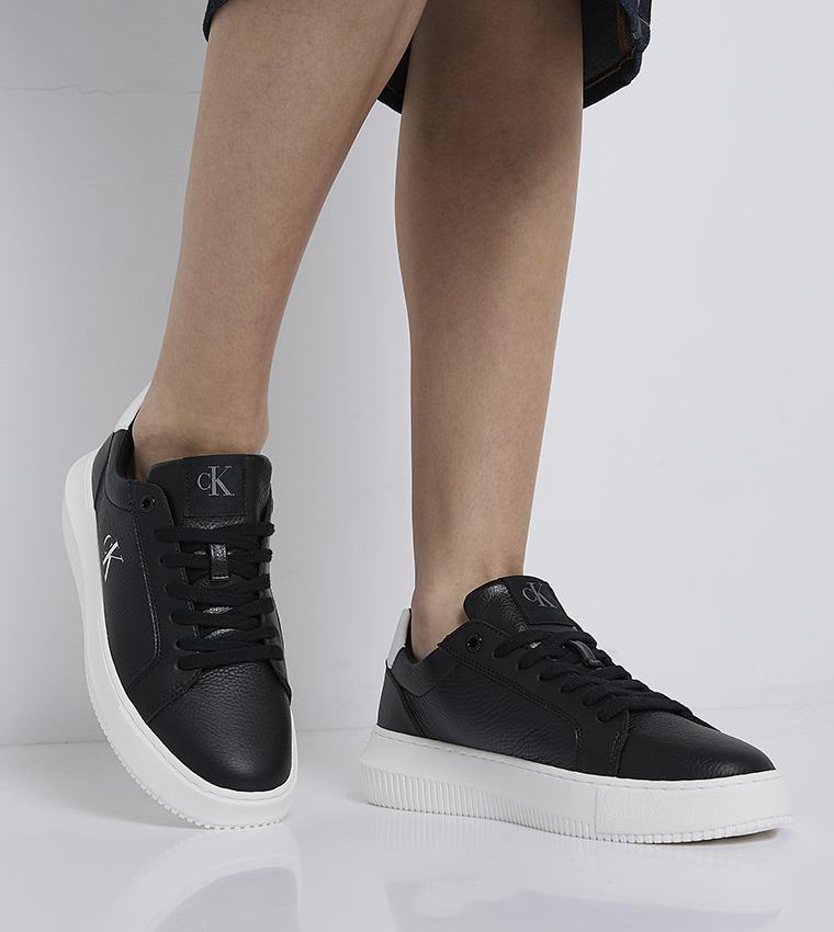 Logo Detail Platform Sneakers