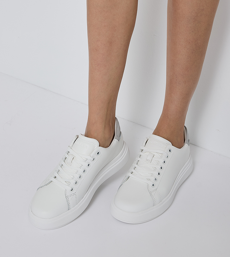 Logo Detail Lace-Up Sneakers