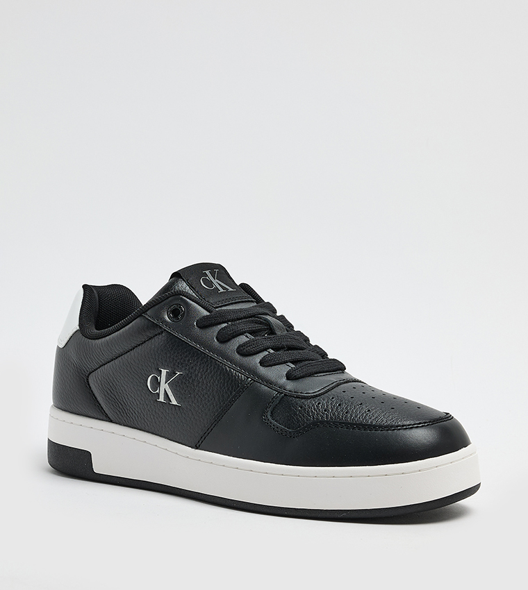 Logo Detail Lace-Up Sneakers