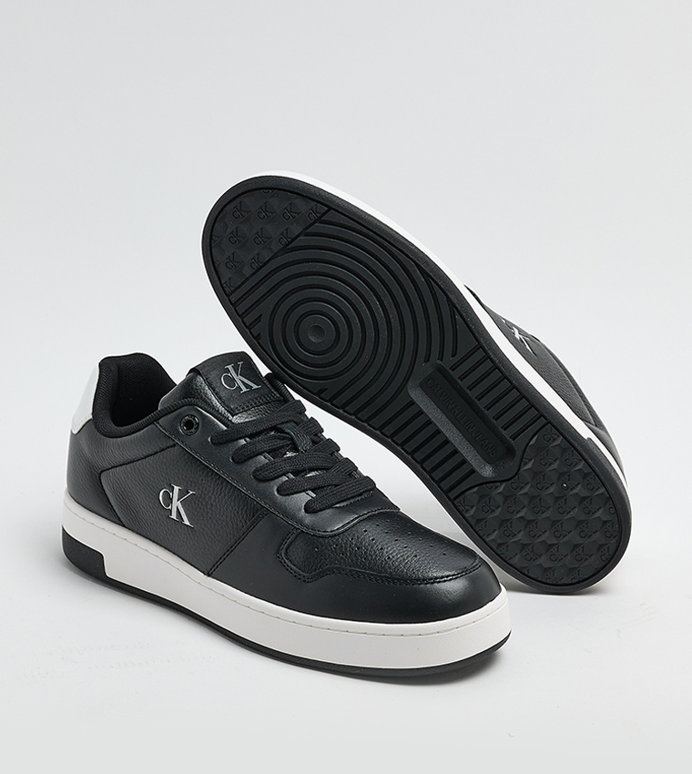 Logo Detail Lace-Up Sneakers