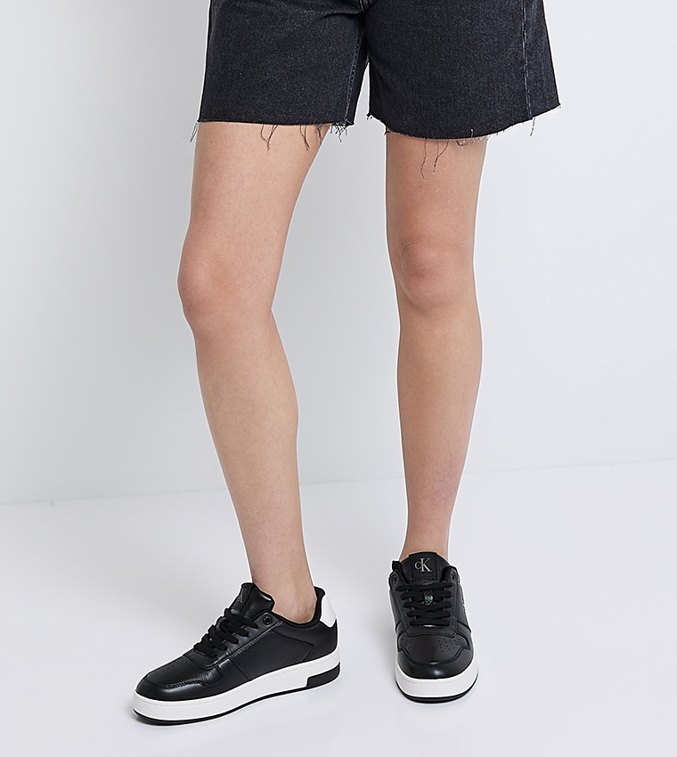 Logo Detail Lace-Up Sneakers