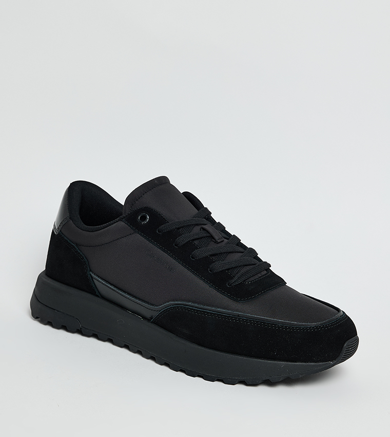 Logo Detail Lace Up Sneakers
