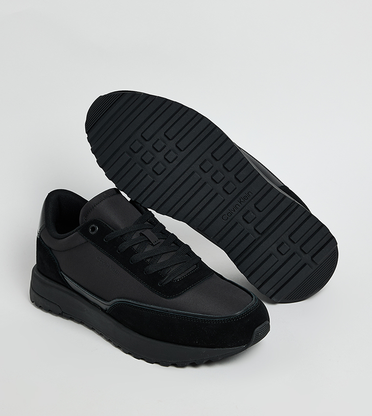Logo Detail Lace Up Sneakers