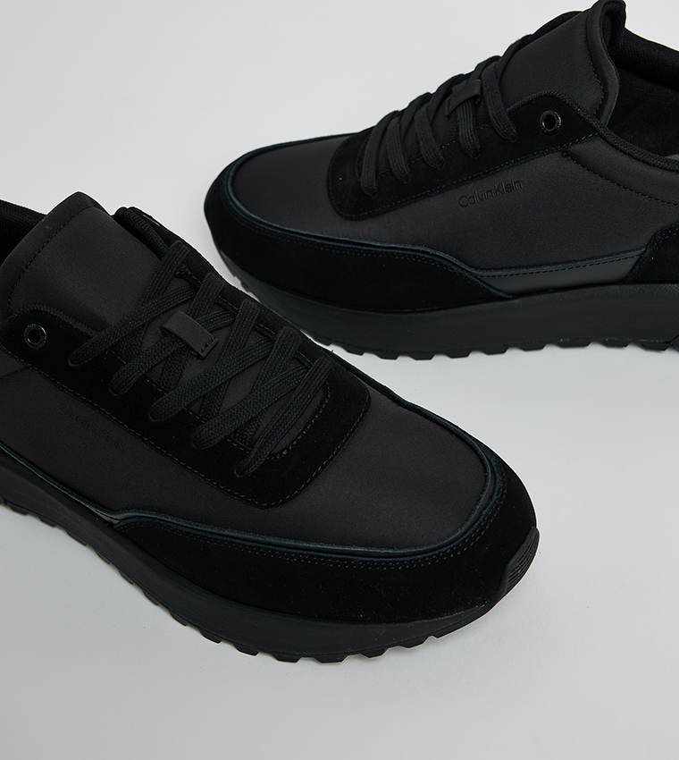 Logo Detail Lace Up Sneakers