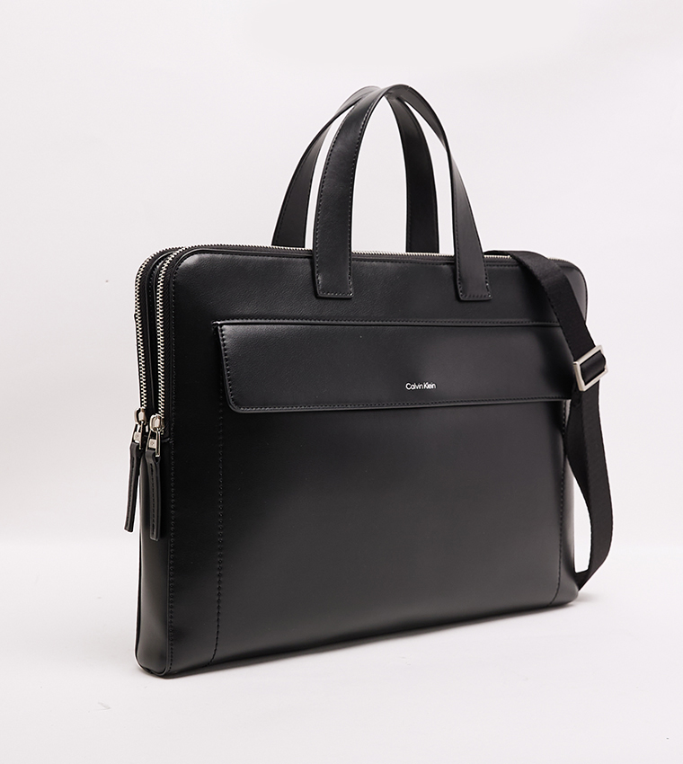 Logo Detail Laptop Bag