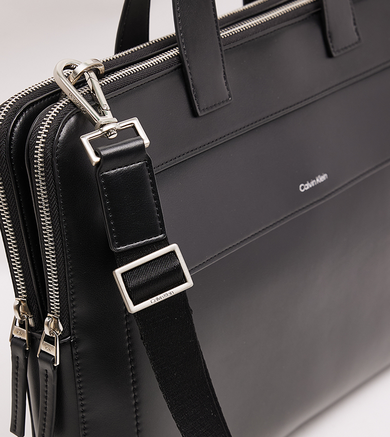 Logo Detail Laptop Bag