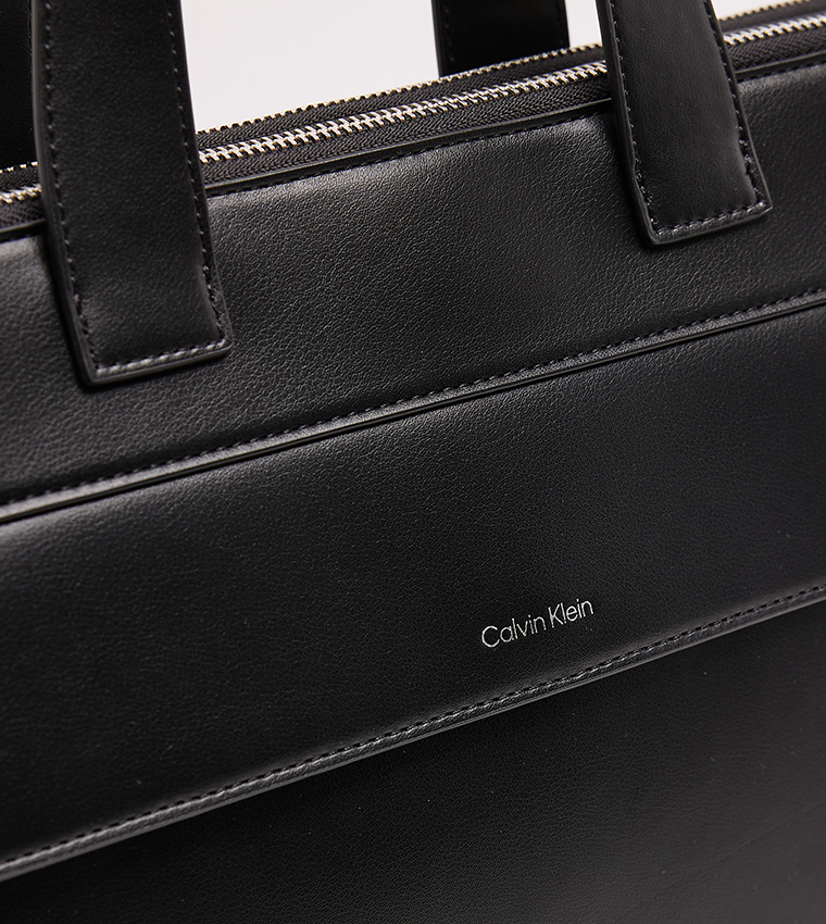 Logo Detail Laptop Bag