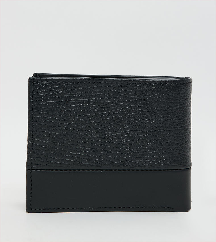 Textured Bi-Fold Wallet