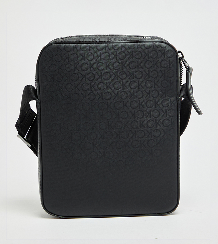Monogram Detail Reporter Bag