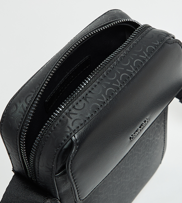 Monogram Detail Reporter Bag