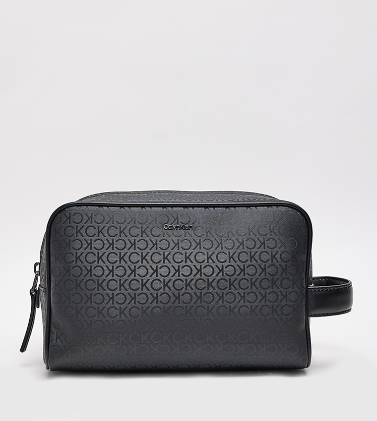 Sleek Patterned Toiletry Bag