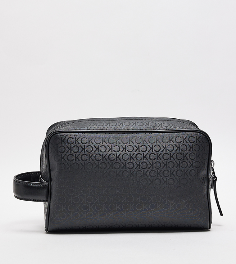 Sleek Patterned Toiletry Bag