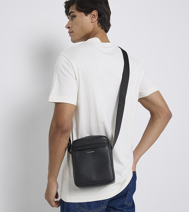 Textured Reporter Bag