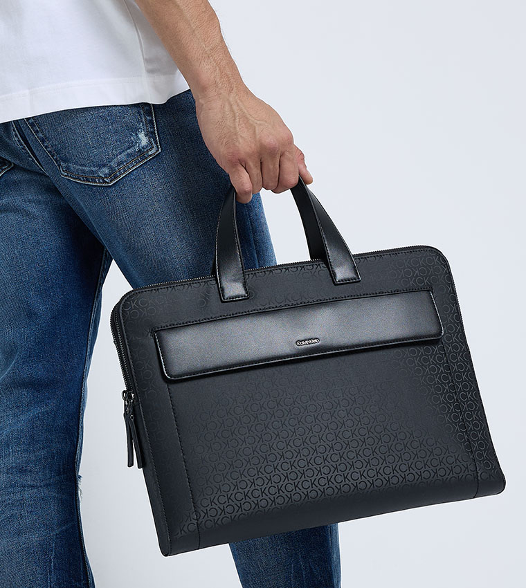 Sleek Patterned 2G Laptop Bag