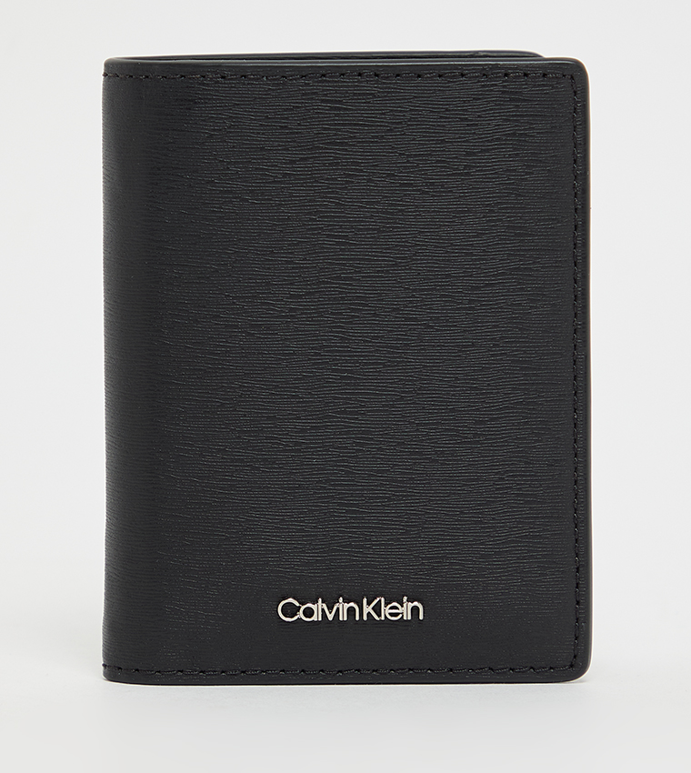 Logo Detail Bi-Fold Card Holder