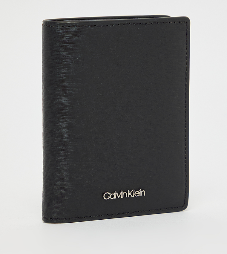 Logo Detail Bi-Fold Card Holder