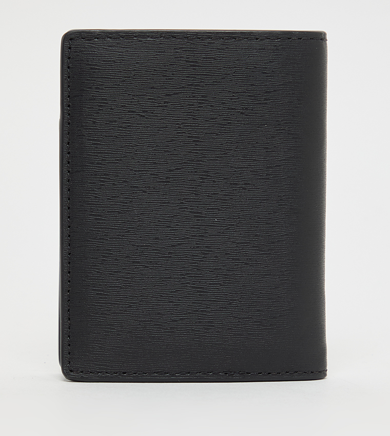 Logo Detail Bi-Fold Card Holder