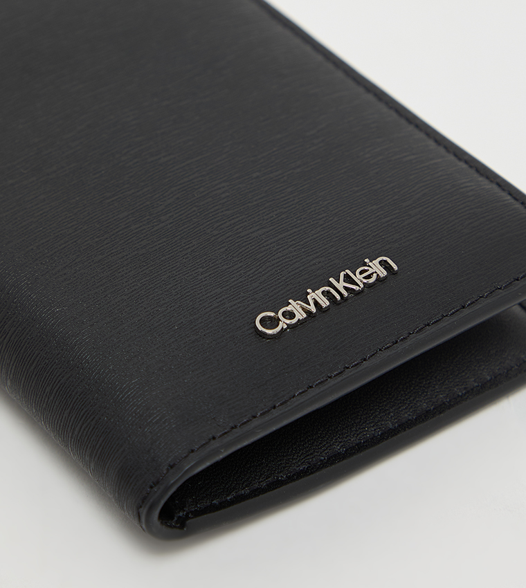 Logo Detail Bi-Fold Card Holder