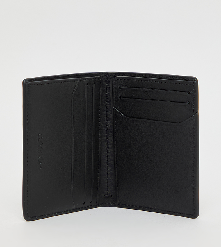 Logo Detail Bi-Fold Card Holder