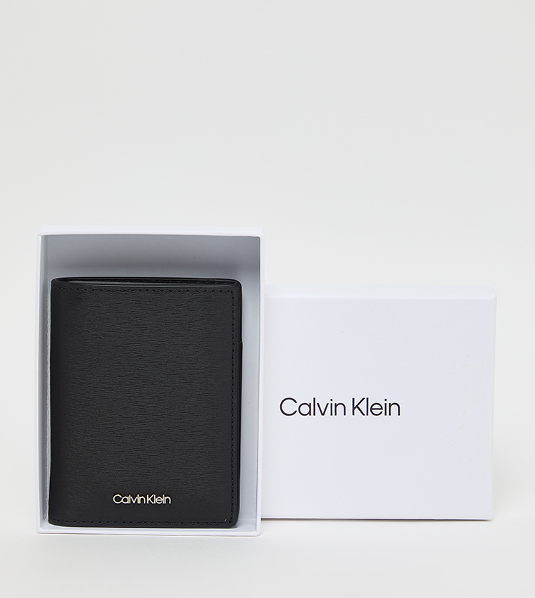 Logo Detail Bi-Fold Card Holder