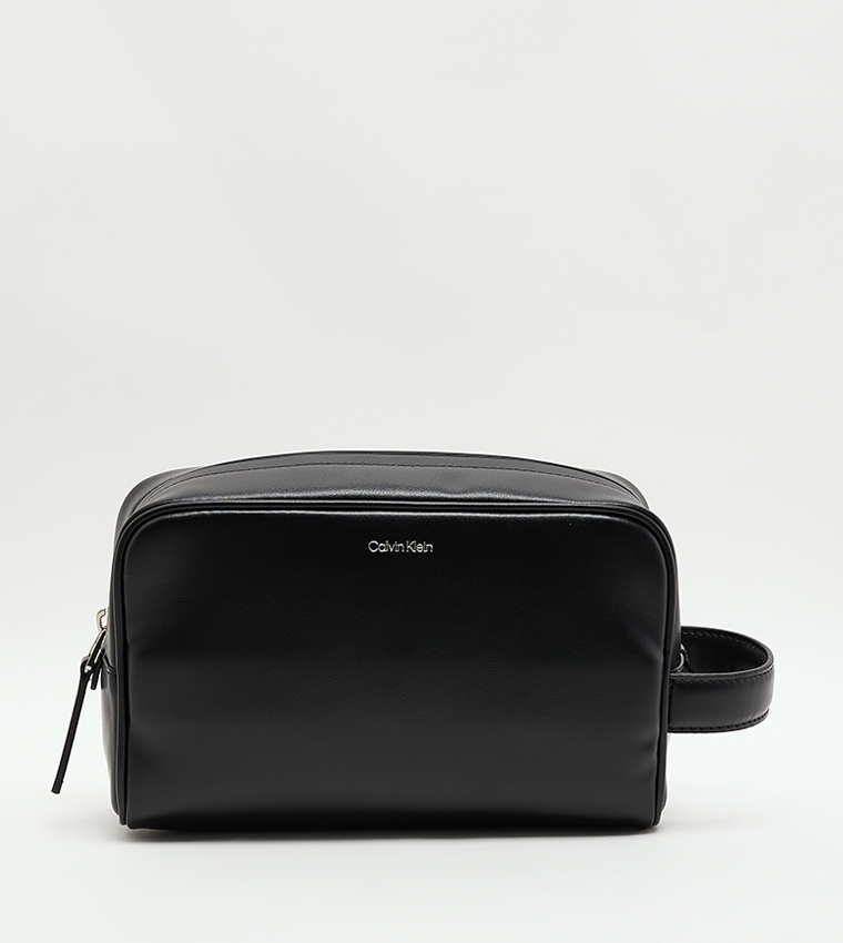 Logo Detail Toiletry Bag