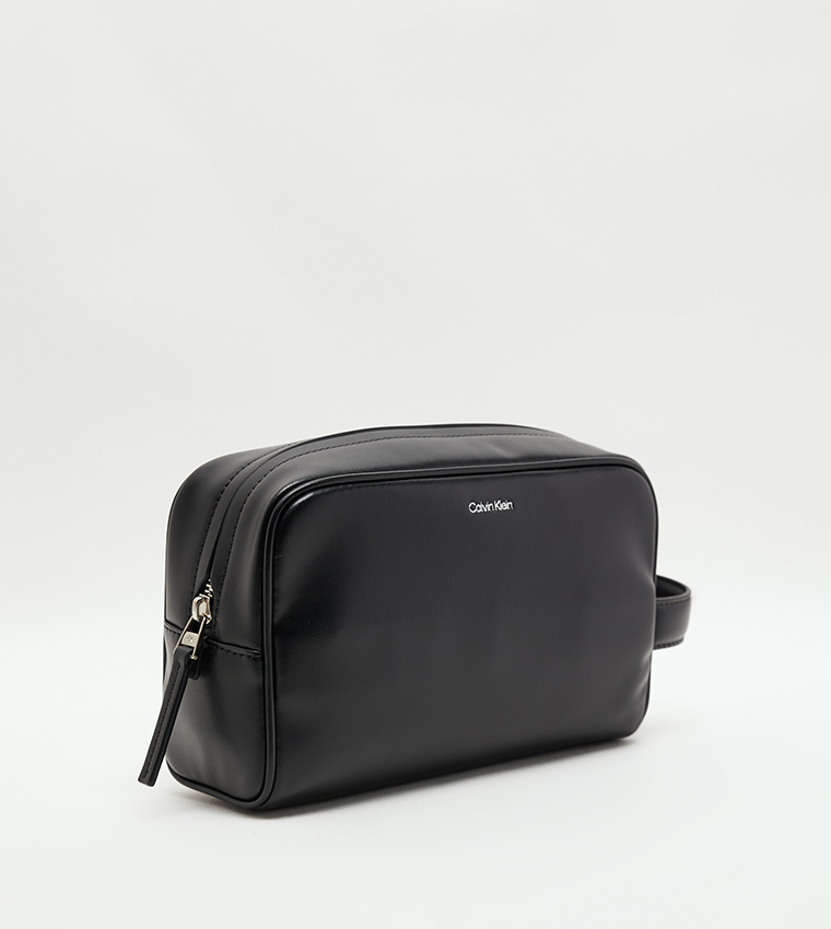 Logo Detail Toiletry Bag