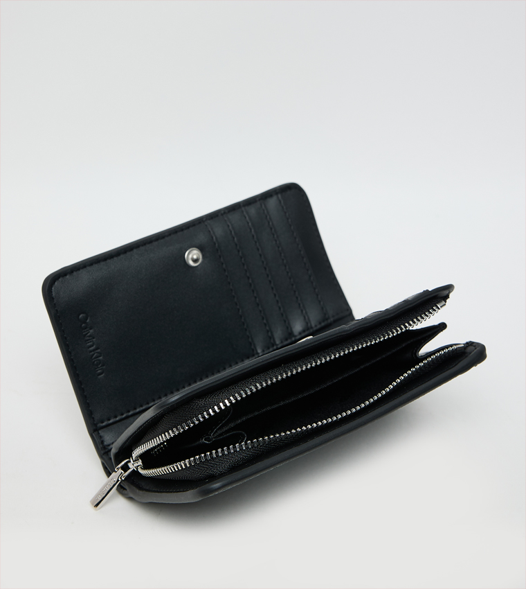 Textured Zip-Around Wallet