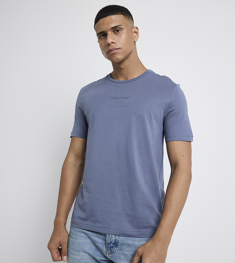 Raised Editorial Logo Detail T-Shirt