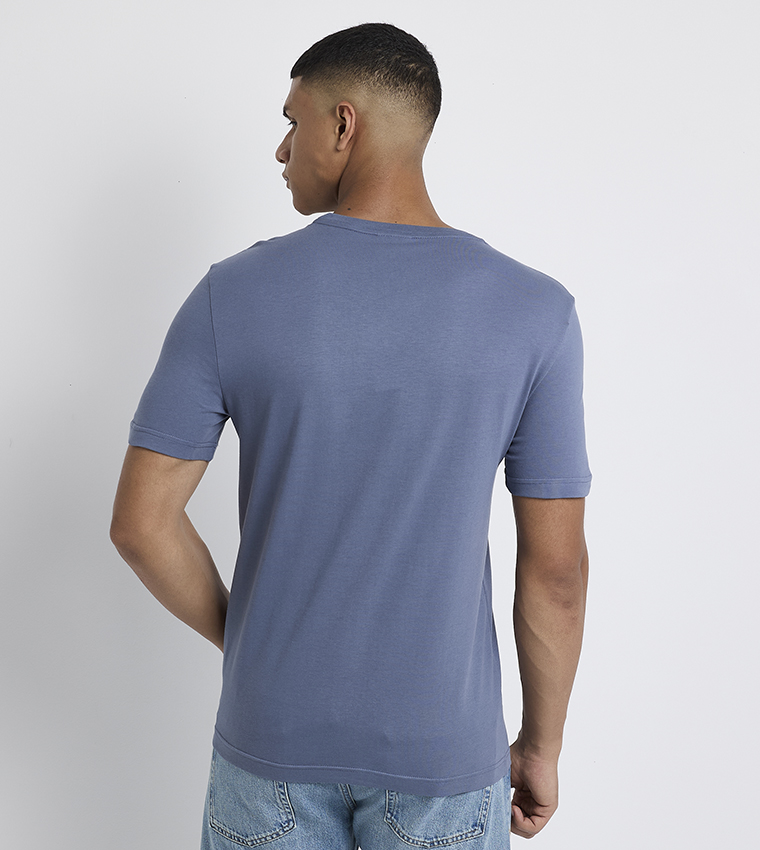 Raised Editorial Logo Detail T-Shirt