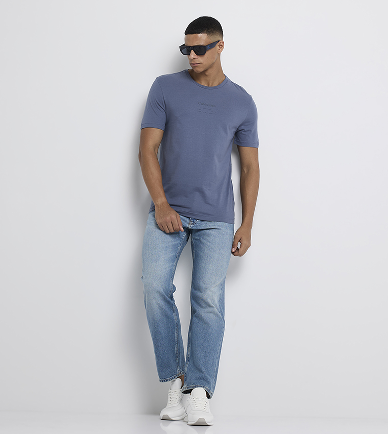 Raised Editorial Logo Detail T-Shirt