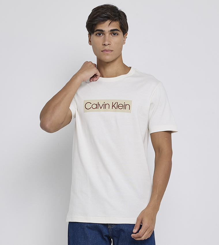 Monogram Printed Crew Neck T-Shirt