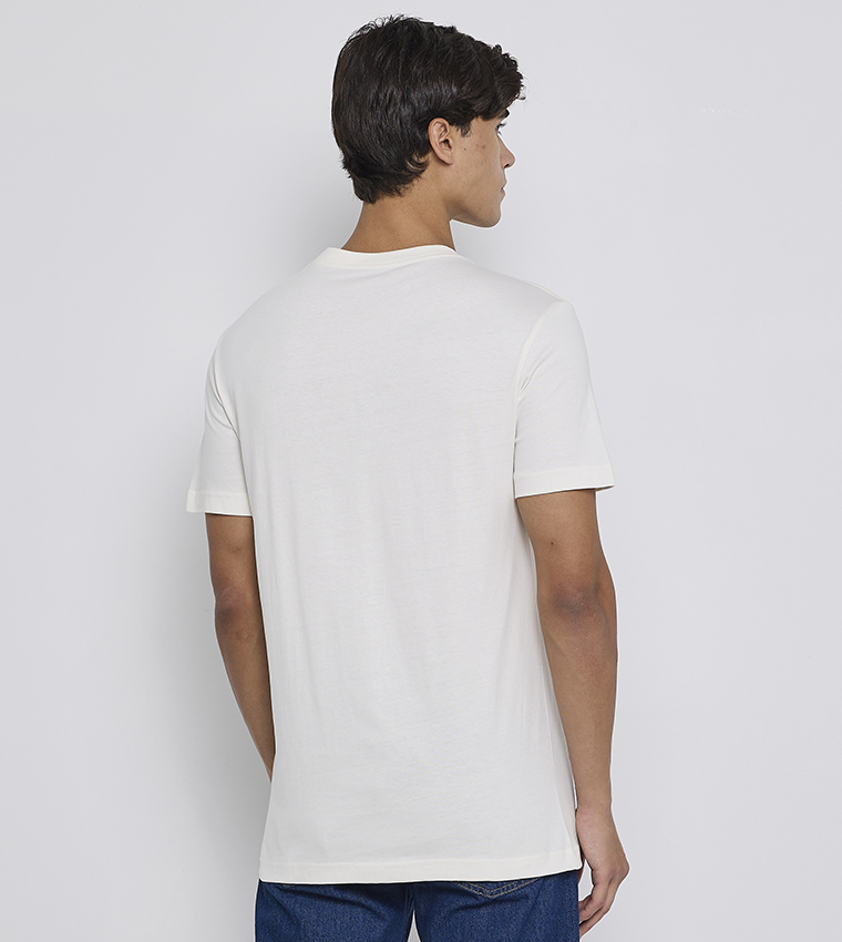 Monogram Printed Crew Neck T-Shirt