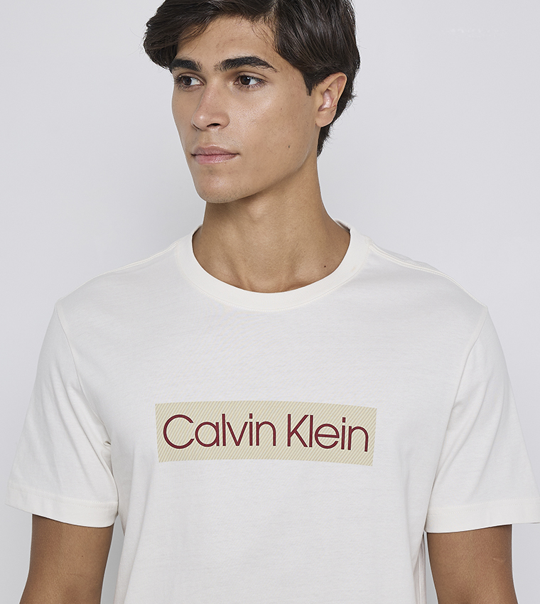 Monogram Printed Crew Neck T-Shirt