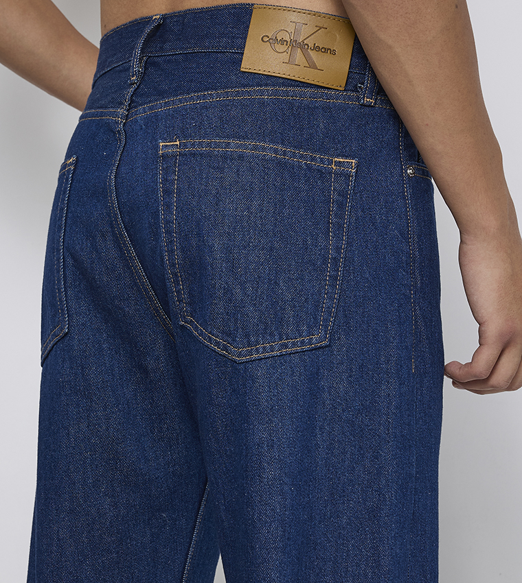 Washed Straight Fit Jeans