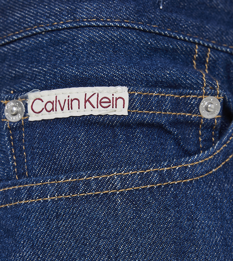 Washed Straight Fit Jeans