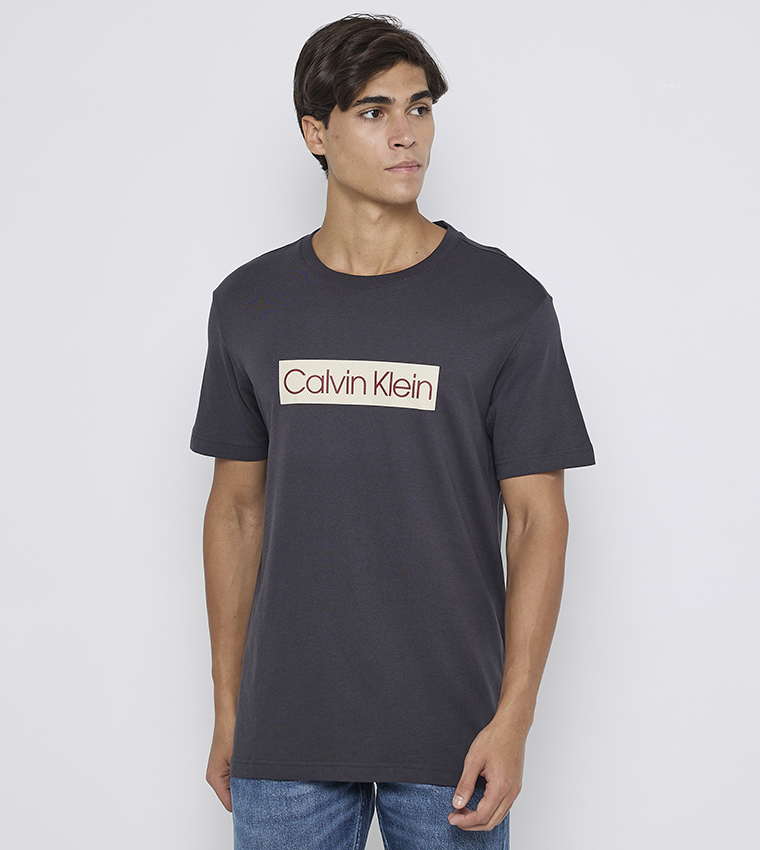 Monogram Printed Crew Neck T-Shirt