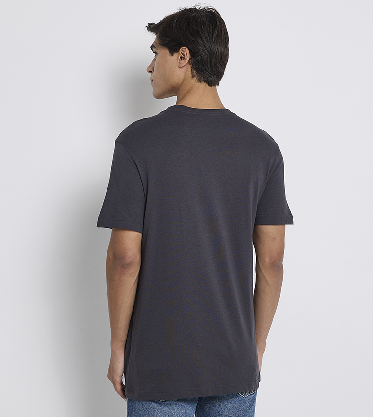 Monogram Printed Crew Neck T-Shirt