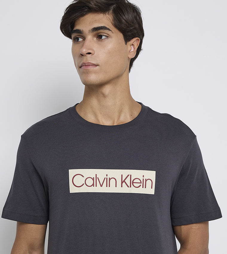 Monogram Printed Crew Neck T-Shirt