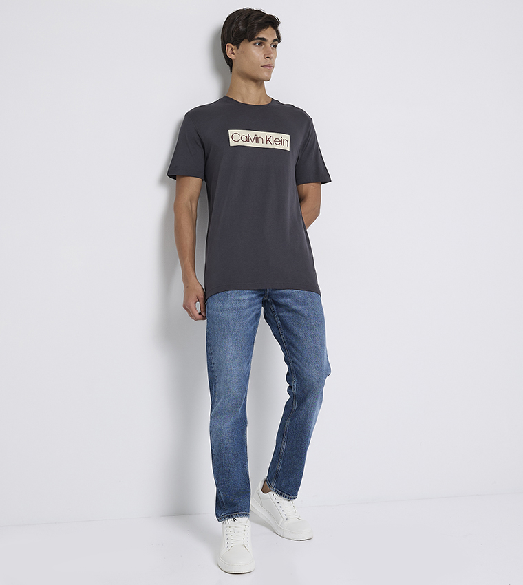 Monogram Printed Crew Neck T-Shirt