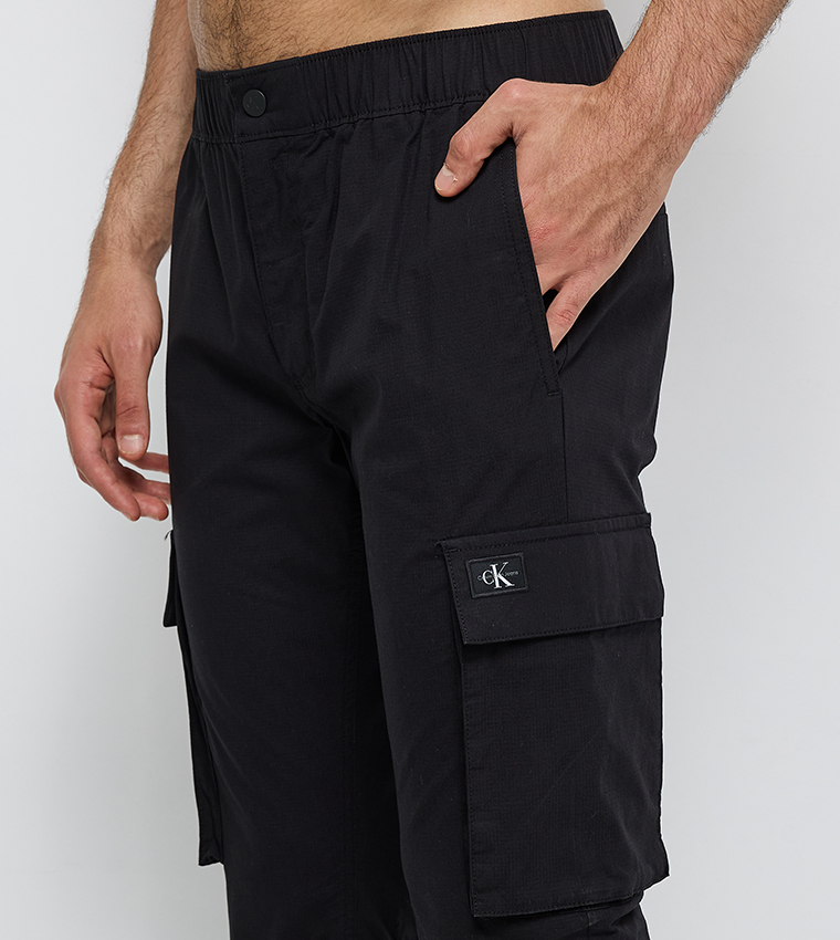 Mid Rise Slim Fit Cargo Pants