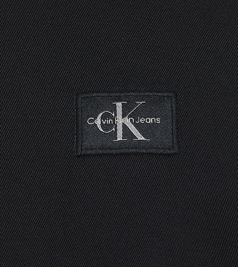 Logo Label Woven Shirt