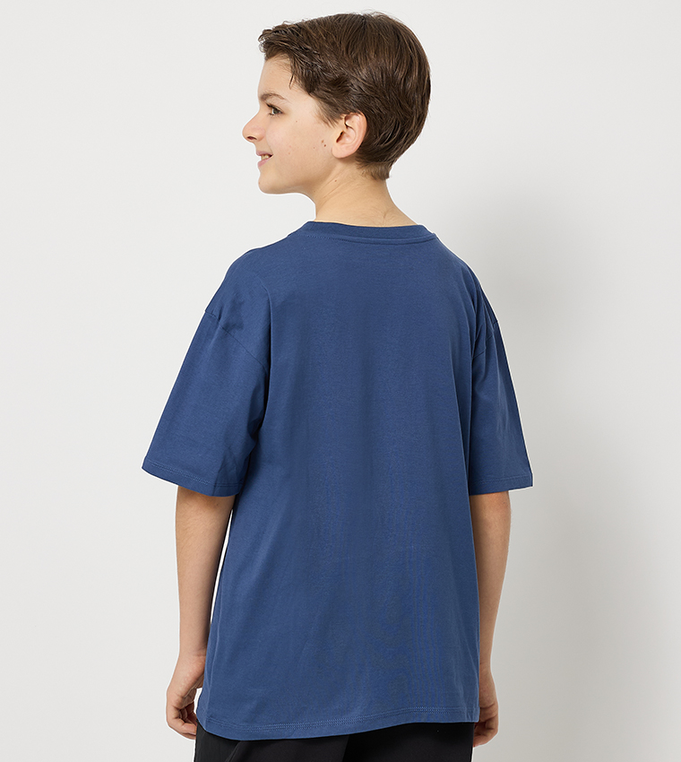 Logo Printed Crew Neck T-Shirt