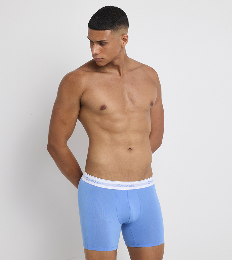 Pack of 3 Logo Waistband Trunks