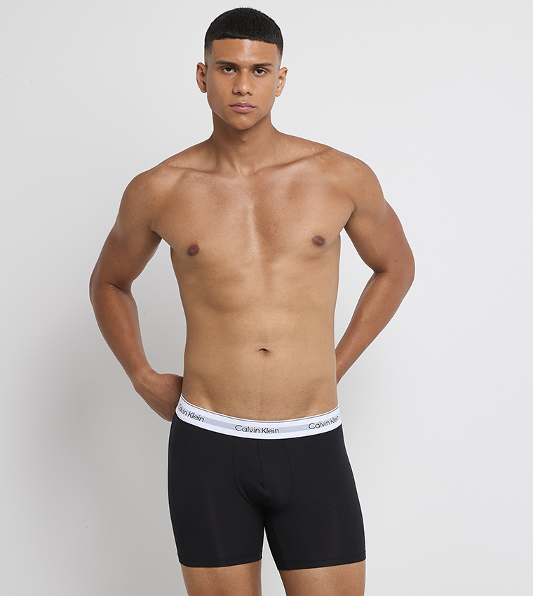 Pack of 3 Logo Waistband Trunks