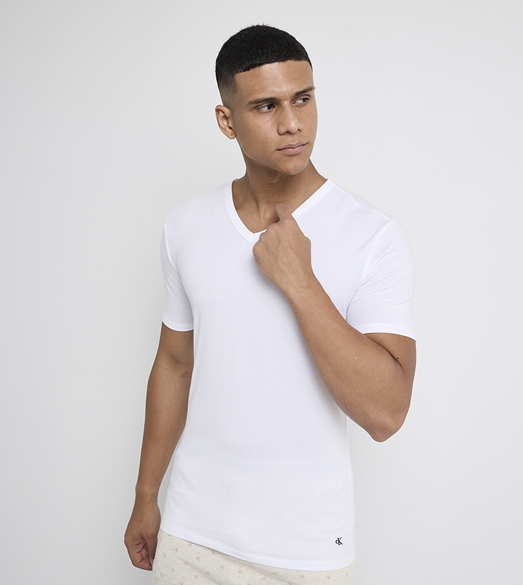 3-Pack Solid Short Sleeves Vests