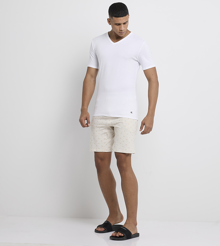 3-Pack Solid Short Sleeves Vests